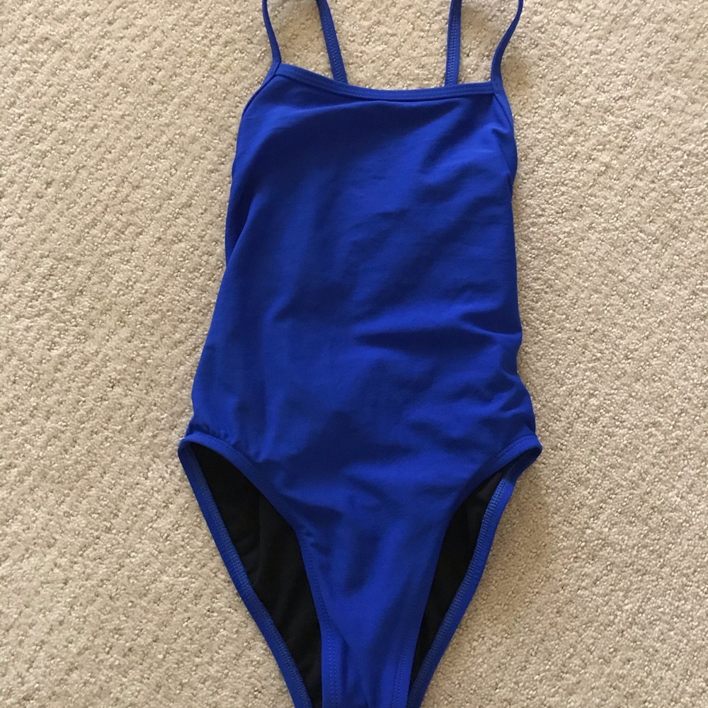Jolyn one piece, royal blue swimsuit size 26